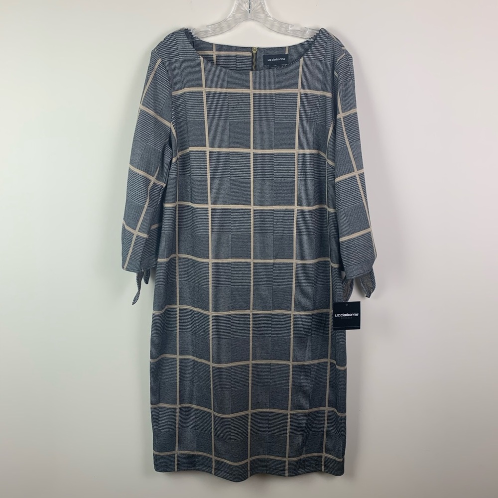 Liz Clairborne Black Camel Dress